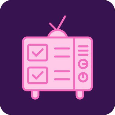 Modern simgenin vektör illüstrasyonu