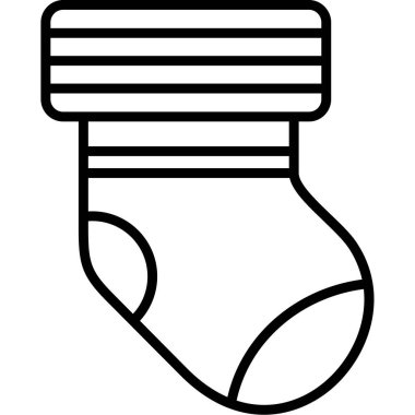 Bebek çorapları. Basit tasarım