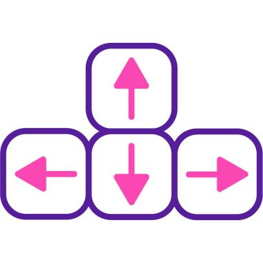 İki ok. Web simgesi basit tasarım