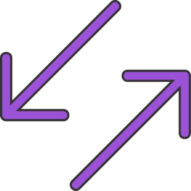 Ok. Web simgesi vektör illüstrasyonu