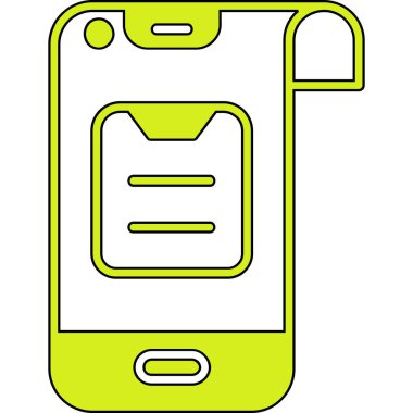 Smartphone aygıtı izole simgesi