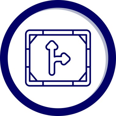 yol simge vektör çizim