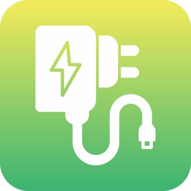 vektör elektrik fişi simgesi