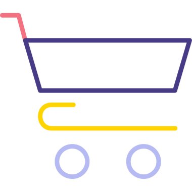 Tramvay simgesi, vektör tasarımı