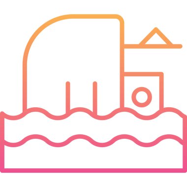 Yapı simgesinin vektör illüstrasyonu