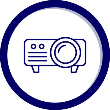 Kamera. Web simgesi basit illüstrasyon