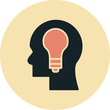 ampul simgesi, vektör illüstrasyonu