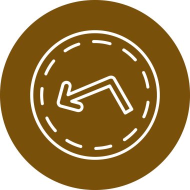 Modern bir simgenin vektör illüstrasyonu