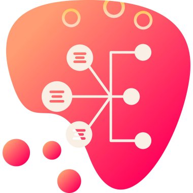 Beyin beyin ikonu düz stil