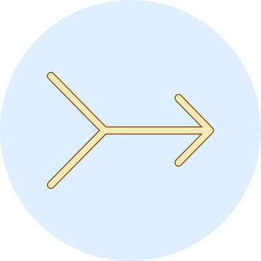 ok simgesi vektör illüstrasyonu