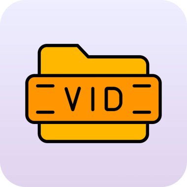 Renkli kamera kamera simgesi beyaz arkaplanda izole edildi. Video kamera simgesi. Video kamera. Video kamera. Renkli kare düğme. vektör.