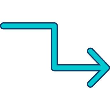 Ok. Web simgesi basit illüstrasyon