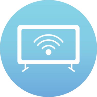 Bir bilgisayar simgesinin vektör illüstrasyonu