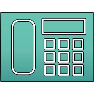 Moda Biçiminde Hesaplayıcı Simgesi İzole Arkaplan