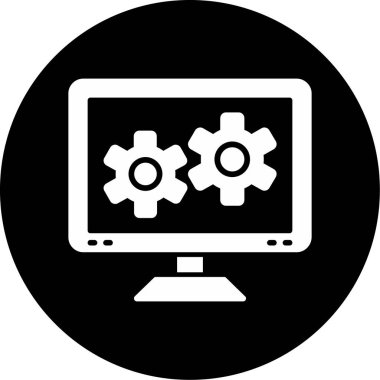 seo modern simgesinin vektör illüstrasyonu