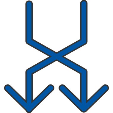 Oklar. Web simgesi basit illüstrasyon