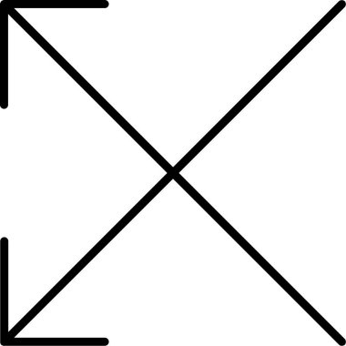 Siyah ve beyaz okların vektör illüstrasyonu