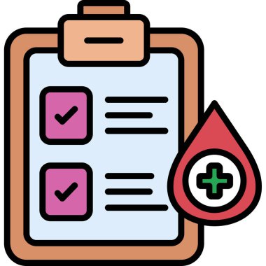 kan kontrolü simgesi