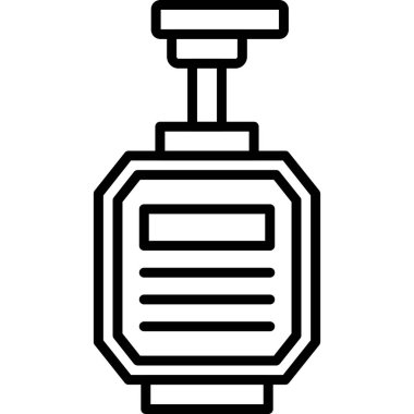Gaz kazanının vektör illüstrasyonu