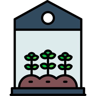 Ağaç. Web simgesi basit illüstrasyon