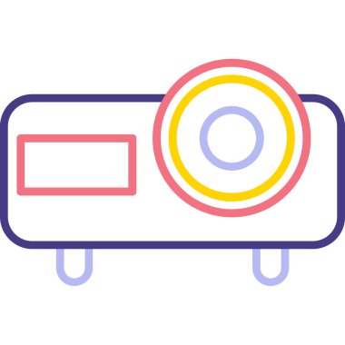 Bir tren simgesinin vektör illüstrasyonu