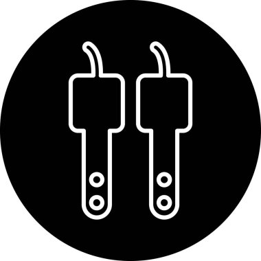 Fiş. Web simgesi basit tasarım