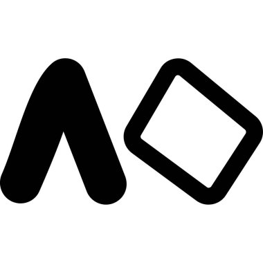 Tek bir yalıtılmış ok simgesinin vektör çizimi