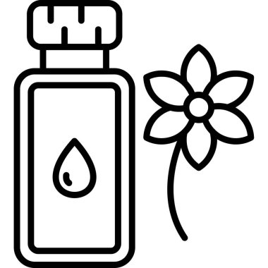 çiçek simgesi vektör illüstrasyonu