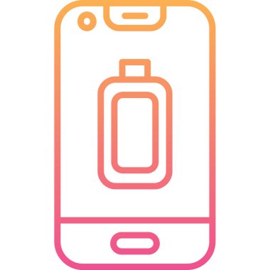 Hareket eden telefon vektör simgesi