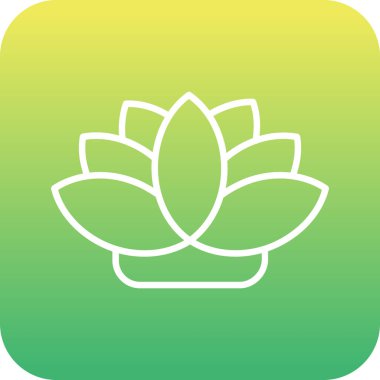 Agave ağ simgesi, vektör illüstrasyonu