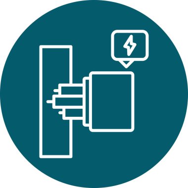 Modern b 'nin vektör illüstrasyonu eksik simgesi