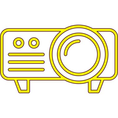 Kamera simgesi. Vektör illüstrasyonu