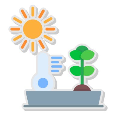 çiçek bitkisi ekoloji simgesi