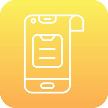 Modern simgenin vektör illüstrasyonu