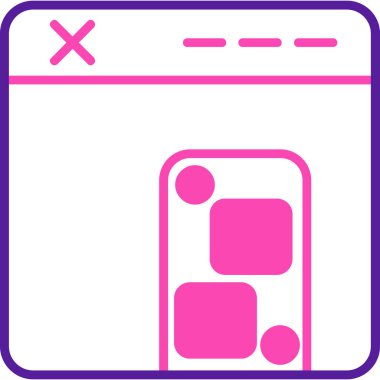 seo modern simgesinin vektör illüstrasyonu