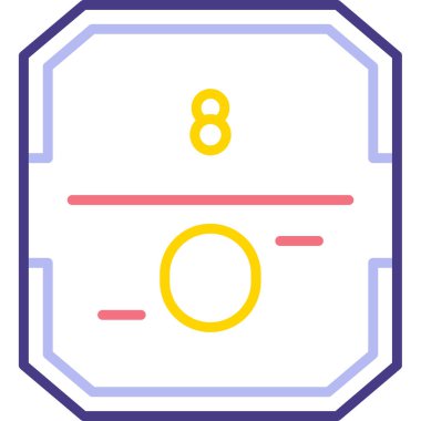 Takvim simgesi, vektör illüstrasyonu basit tasarım