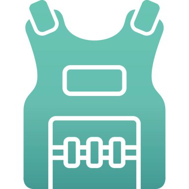 Modern bir simgenin vektör illüstrasyonu