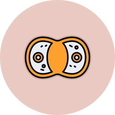 Modern b 'nin vektör illüstrasyonu maske simgesinden yoksun