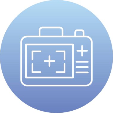 pil simgesi. Web tasarımı için basit pil vektör simgesi çizimi