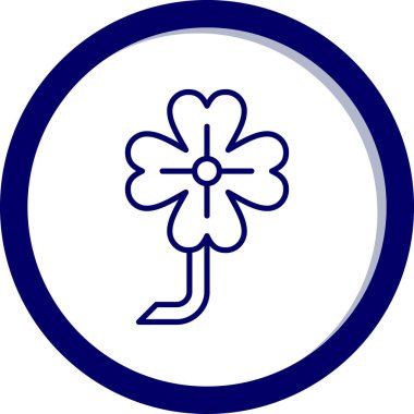 çiçek simgesi vektör işareti