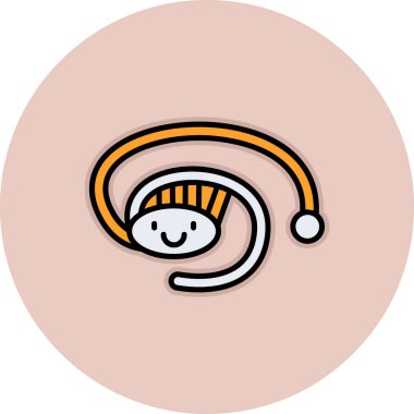 bebek ikonu vektör illüstrasyonu