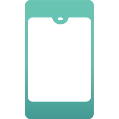 Akıllı telefon. Web simgesi basit illüstrasyon