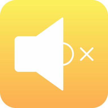 Hoparlör simgesinin vektör illüstrasyonu