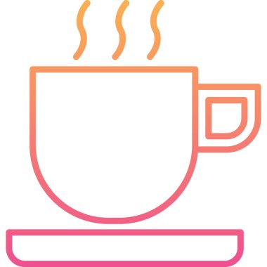 Çay. Web simgesi basit illüstrasyon