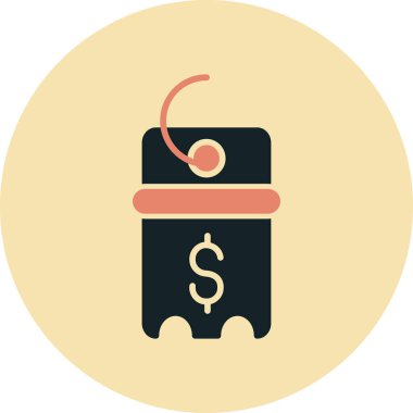 Bir çantanın vektör illüstrasyonu