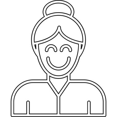 Saç stili, gömlek ve papyon vektör çizimi giyen genç bir adam.