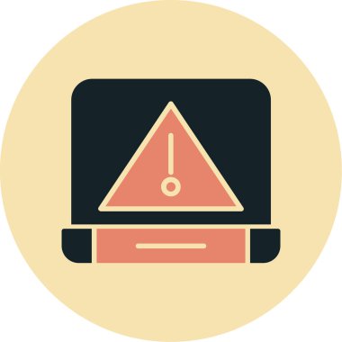 Uyarı simgesi vektör illüstrasyonu