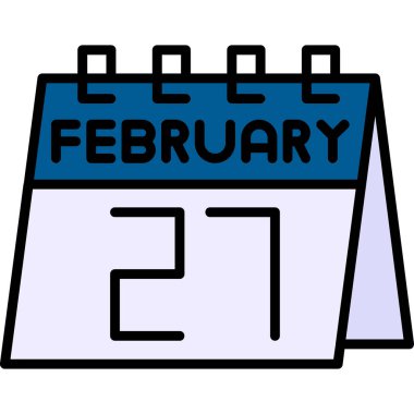 Takvim simge tasarlamak vektör