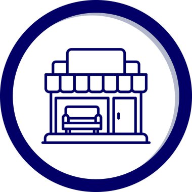 Yapı simgesinin vektör illüstrasyonu