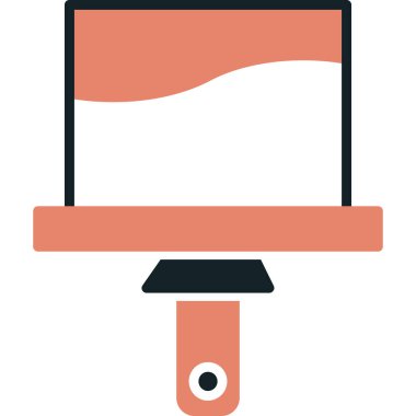 Fırça vektör simgesi. Basit tasarım